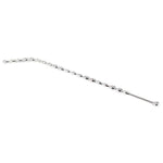 Elite Bent Stainless Steel Beads Urethral Sounds Plug, Two Size Bead