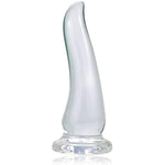 Transparent Anal Plug For Male Female: Anal Prostate Massager Vaginal G-Spot Stimulate Sex Toy With Powerful Suction Cup For Beginner Advanced (M)