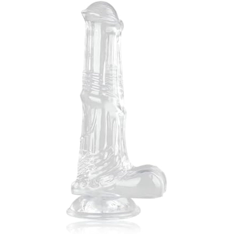 Realistic Dildo G-Spot Massage Animal Horse Penis Butt Plug Anal Sex Toys Prostate Stimulation Adult Sex Toys For Men Women Couple Gay (M)