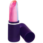 Retro Lipstick Vibrator, Rechargeable Submersible Mini Adult Sex Toy Bullet Vibe, Discreet 10 Vibration Modes And 6 Intensity Levels, Vibrating Clitoral Nipple Stimulator (Purple)
