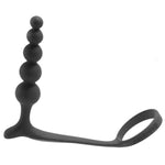 Erectile Dysfunction Aid and Anal Pleasure Kit with Silicone Anal Beads and Lubricant