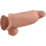 Large Penis Sleeve With Clit Stimulating Grind Pad | Open-Ended Girth Enhancer For Men, Women & Couples | Cock Sheath For Increased Sexual Pleasure | Nude Color 4" X 2.5"