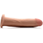 Xr Play Hard 9 Inch Ultra Real Dual Layer Suction Cup Dildo Without Balls, Skin Color, Flesh