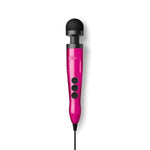 Doxy Die Cast 3 Wand Massager - Hot Pink Silicone Head & Metallic Finish Sex Toys for Adults, Compact Neck Massager & Versatile Massage Gun - Luxurious, Lightweight, Removable Head