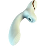 Clit Suction & G-spot Vibrator Sex Toy - Silicone, Water-Resistant, Rechargable, 10 Powerful Modes