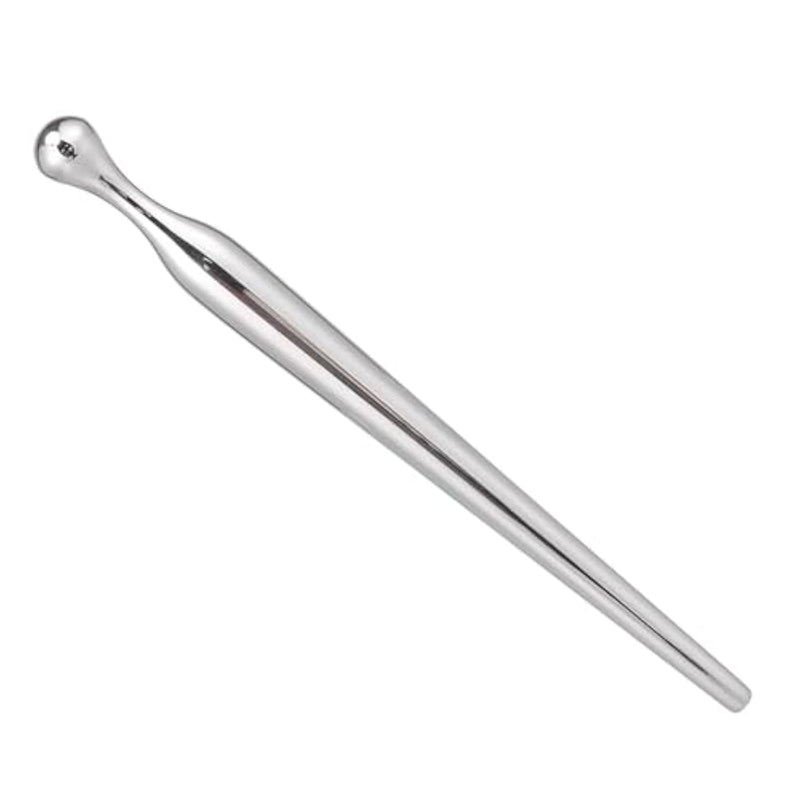 Stainless Steel Urethral Sound With Pink Gem Waterproof Urethral Dilator For Male Masturbation And Couple Play Solid Length (C—028)
