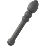 Double-Ended Dildo Massage Wand Silicone Adult Toy, Anal Beads Butt Plug Set With Ergonomic Grip, Waterproof For Couples Men Women (Silicone)