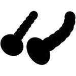 Anal Beads Butt Plug With Strong Suction Cup, Silicone Prostate Massager Adult Sex Toys (6.7 Inches)