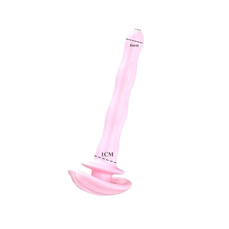 Cobra Chastity Cage Universal Silicone Urethral Plug Accessories Penis Cage Bird Lock Soft Horse Eye Rod Tube Sex Toy 18+(Pink-Tube)