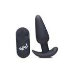 Bang Bang Remote Control 21X Vibrating Silicone Butt Plug - Black (Ag374-Small)
