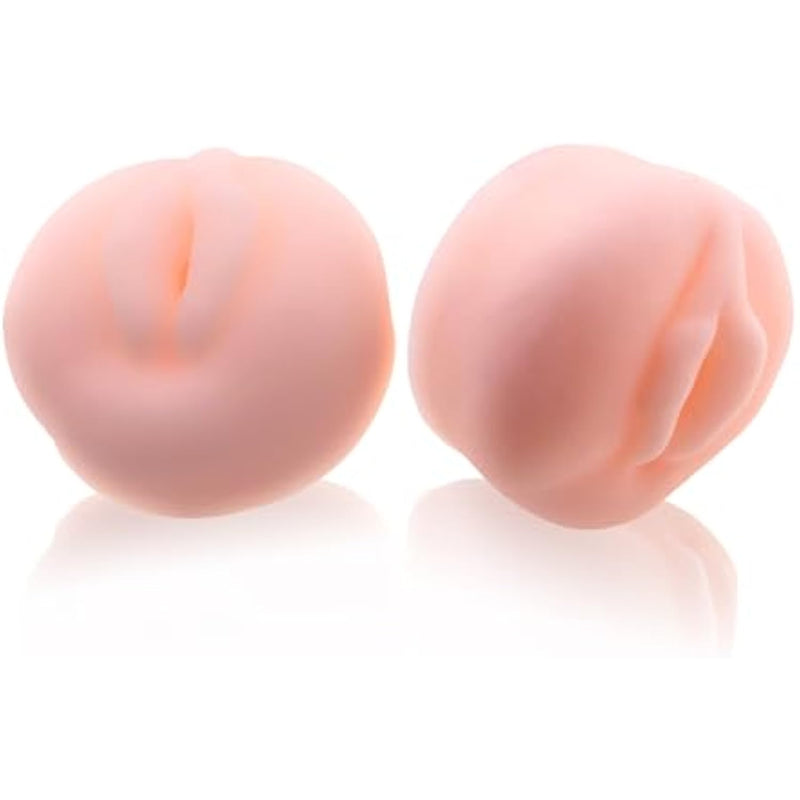 2 Universal Men'S Penis Pump Casing Masturbator Casing, Large Realistic Vagina Inverted Mold, Male Enhancement Enlarger, Erection Aid Cap Replacement Parts (Pink)