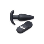 Bang Bang Remote Control 21X Vibrating Silicone Butt Plug - Black (Ag374-Small)