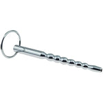 Multi Beads Metal Urethral Penis Plug Urethral Sound Stimulation Stick With Two Penis Rings Adult Sex Toys