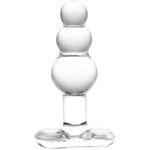 Glass Anal Beads Butt Plug Prostate Massager P-Spot Stimulation Anal Trainer Sex Toys For Men Women Masturbation