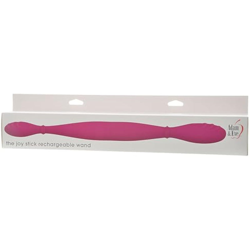 The Joystick Rechargeable Double, Ended Wand Massager, 14.5", Purple