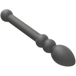 Double-Ended Dildo Massage Wand Silicone Adult Toy, Anal Beads Butt Plug Set With Ergonomic Grip, Waterproof For Couples Men Women (Silicone)