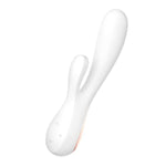 Mono Flex Connect App Vibrator Sex Toy | Adult Toys For Women | Rabbit Vibrator + App | Vibrating Sexual Pleasure Device | Stimulation Vibrators | Woman Sextoy (White)