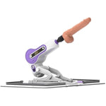 Thrusting Dildo Machine With Vibration & Heat - Automatic Sex Toy For Women, Realistic Silicone Thrusting & Vibrating, G-Spot & Anal Stimulation, Suction Cup Adult Toy, Heated Up To 42?