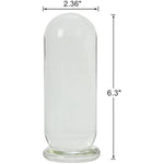 6.3" Huge Round Glass Butt Plug Large Crystal Anal Plug Anal Masturbation Butt Expander Anal Sex Toy