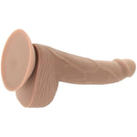 6 Inch Curved Silicone Dildo With Lube 1Oz | G-Spot Dildos | Harness Compatible Strap-On | Adult Sex Toys | Realistic Dildos