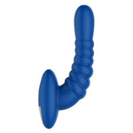 Ribbed Pro Super Powerful Rechargeable Vibrating Anal Massager Designed To Stimulate The Prostate & Other Pleasure Zones. The Ribbed Texture Adds To The Sensation And S Power & Pleasure