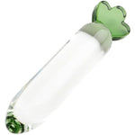 Crystal Anal Butt Plug Sex Toy - Transparent Radish Crystal Glass Anal Plug Dildo Anal Trainer Anal Dilator Masturbation Sex Toy For Women Men Couples Lover