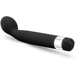 Rose Scarlet G - Sile Multi Speed Vibrator Wand - Curved Bulbous Tip For Intense G Spot Stimulation - Satin Smooth Feel - Ipx7 Waterproof - Adult Sex Toy For Women, Couples - Black