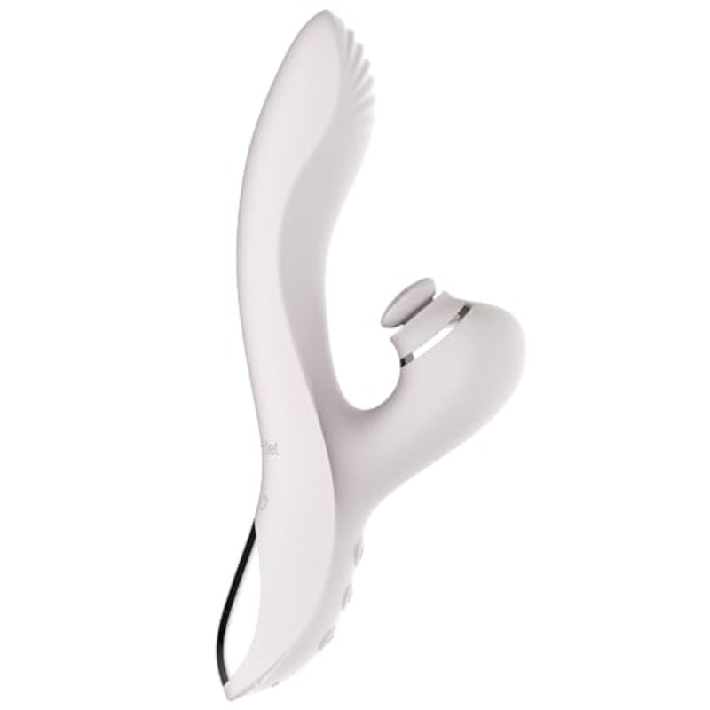 X-Large Tapping Rabbit Vibrator for Intimate Pleasure - Waterproof and Rechargeable