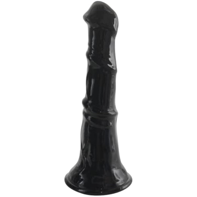 Huge Thick Horse Dildo, 13.8 Inch Realistic Big Animal Dildo With Strong Suction Cup, G Spot Giant Dildos Large Cock Adult Anal Sex Toys For Women Men Couple (Black)