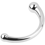 Double Head Anal Plug Prostate Wand Stainless Steel Double G-Spot Massage Ended Dildo Butt Plug For Male Female Couple Anal Sex Toy