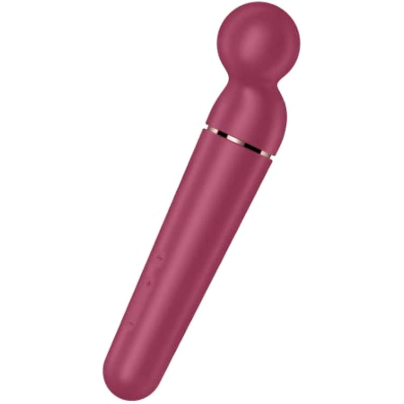 Planet Wand-Er Vibrator Sex Toy | Adult Toys For Women | Wand Vibrator With 60 Vibration Combinations | Vibrating Sexual Pleasure Device | Stimulation Vibrators | Sextoy (Berry)