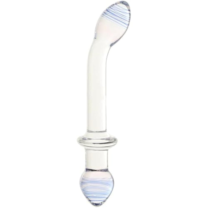 Double Ended 9.5 Inch Glass Dildo With Lube 1Oz | Double Ended Glass Dildos | Butt Plugs | Adult Sex Toys | G-Spot P-Spot Massager