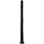 16.5 Inch Long Anal Butt Plug Sex Toy - Dragon Scale Dildo Butt Plug Anus Dilator Prostate Massage Long Anal Sex Toy With Strong Suction Cup For Men Women Lover (Black)