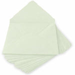 25 Pack Green Handmade Envelopes, 4.25 x 6.25 Inch, 150 GSM Deckle Edge Paper