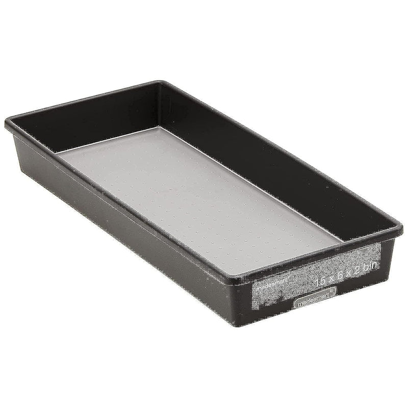 Plastic Multipurpose Storage Organizer Bin For Drawers, Low-Profile Storage Bin