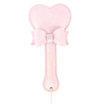 Premium Satin Leather Paddle With Bow, 29 Cm Long-Usrb30 (Pink)