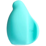 Yumi Clitoral Vibrator, Rechargeable Lay-On Adult Sex Toy For Women, Waterproof Finger Vibe, Easy Grip Handle (Turquoise)