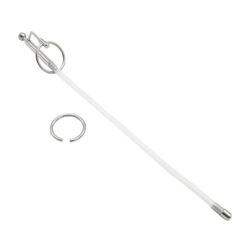 Extra Long Silicone Penis Plug Hollow Urethral Sound Stimulation Male Urethral Dilators For Chastity Cage Cb Device Sex Toys (B)