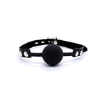 Black Open Mouth Silicone Ball Mouth Adjustable Restraint Sm Bondage Couples Bdsm Sex Toy Fetish Bondage Gags Muzzles Gag Ball Restraint Fetish Sex Toys