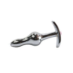 Metal Anchor Anal Plug Set with 4Pcs Bead Butt Plugs for Male and Female Training
