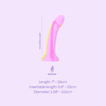 Starlette Strap-On Dildo | Glow In The Dark Sex Toy | Harness Compatible Adult Toy | Body-Safe Medical Grade Silicone | Waterproof And Easy To Clean | Sleek & Versatile Design For Comfortable Play