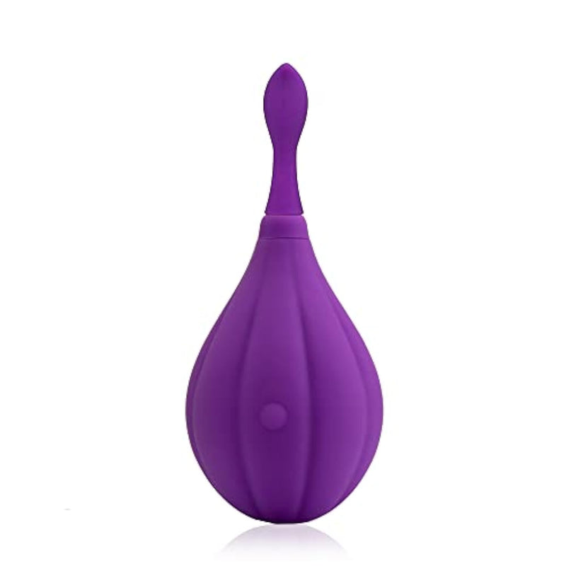 Focus Sonic Vibrator - Unique Bulbous Design, 3 Interchangeable Silicone Head Attachments, Customizable Vibration To Personalize Sensual Pleasure, Purple