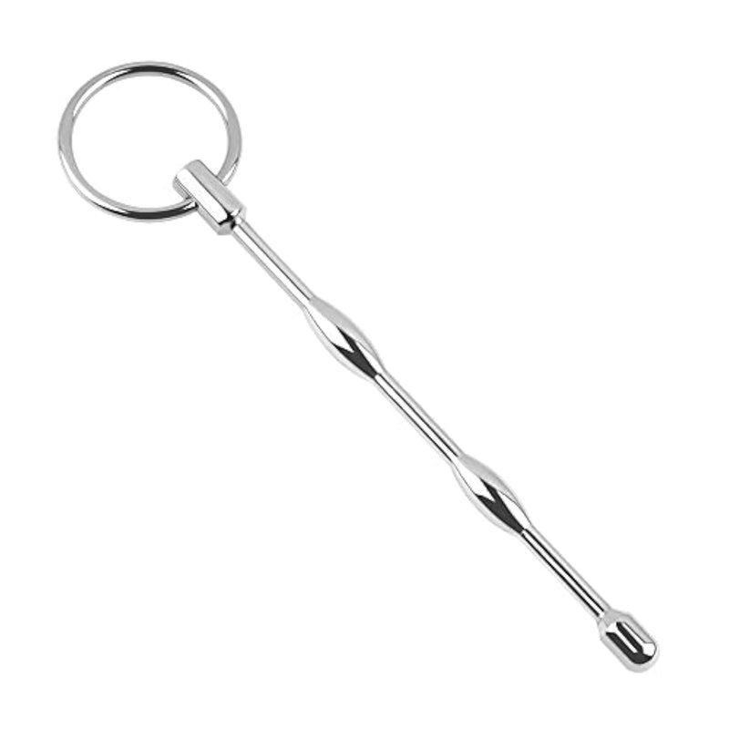 Urethral Penis Plug Adult Urethral Sound Stainless Steel Urethral Dilators With Cock Ring Catheter Sounds Sex Toy Sexual Pleasure Thrusting Toys