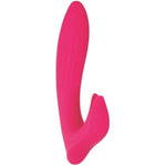 Eve’S Bliss Vibrator, Dual Motors For Clitoral & G Spot Stimulation, 10 Vibration Functions, Waterproof Rechargeable Adult Toy, Rose Gold Silicone Design, Submersible & Body Safe, 7", Pink