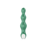 Lolli-Plug 2 Anal Vibrator - Vibrating Anal Plug, Round Shaped Beads With Increasing Diameter And Wide Base - Suitable For Beginners, Waterproof, Rechargeable (Green)