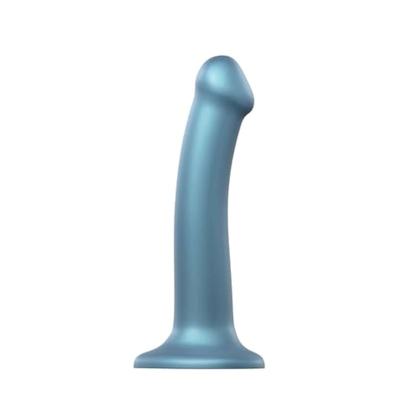 Metallic Dildo - Waterproof Adult Toys For Couples, Versatile Adult Toy For Enhanced Intimacy, Perfect For Adults Seeking Exciting Couples Sex Toys (Blue - Medium)