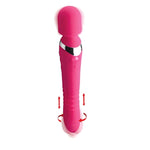 Ultra Thrusting And Vibrating Silicone Wand, Pink (Af472)