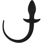Silicone Anal Plug Fox Tail For Beginners Waterproof Smooth Touch Anal Sex Toys Beads For Women Men(Black)