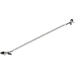 Nipple Clamps - Soft Rubber Breast Clips, Restraint, Bondage, Nipple Play, Role-Playing, Bdsm - Adjustable Clamps With Metal Chain