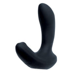 Rechargeable Prostate and Perineum Massager with Dual Motors, 10 Vibration Modes, Black
